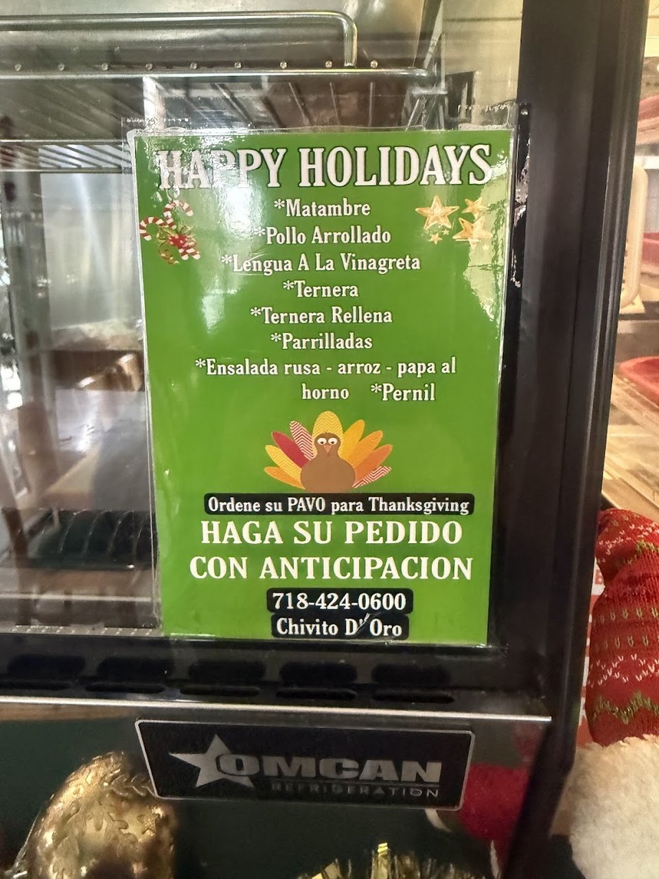 Uruguayan menu with appetizers and meats